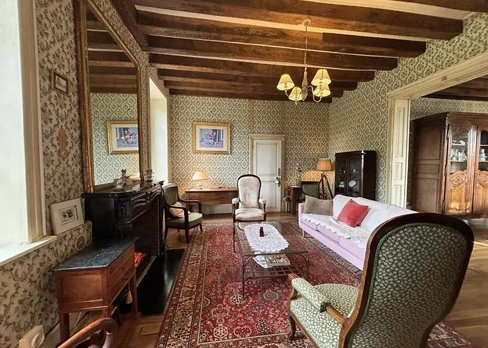 Grande Demeure Caracteristique Du Xviie Siecle, Climatisation, Draps Et Menage Inclus - Fr-1-489-126 Deux-Chaises